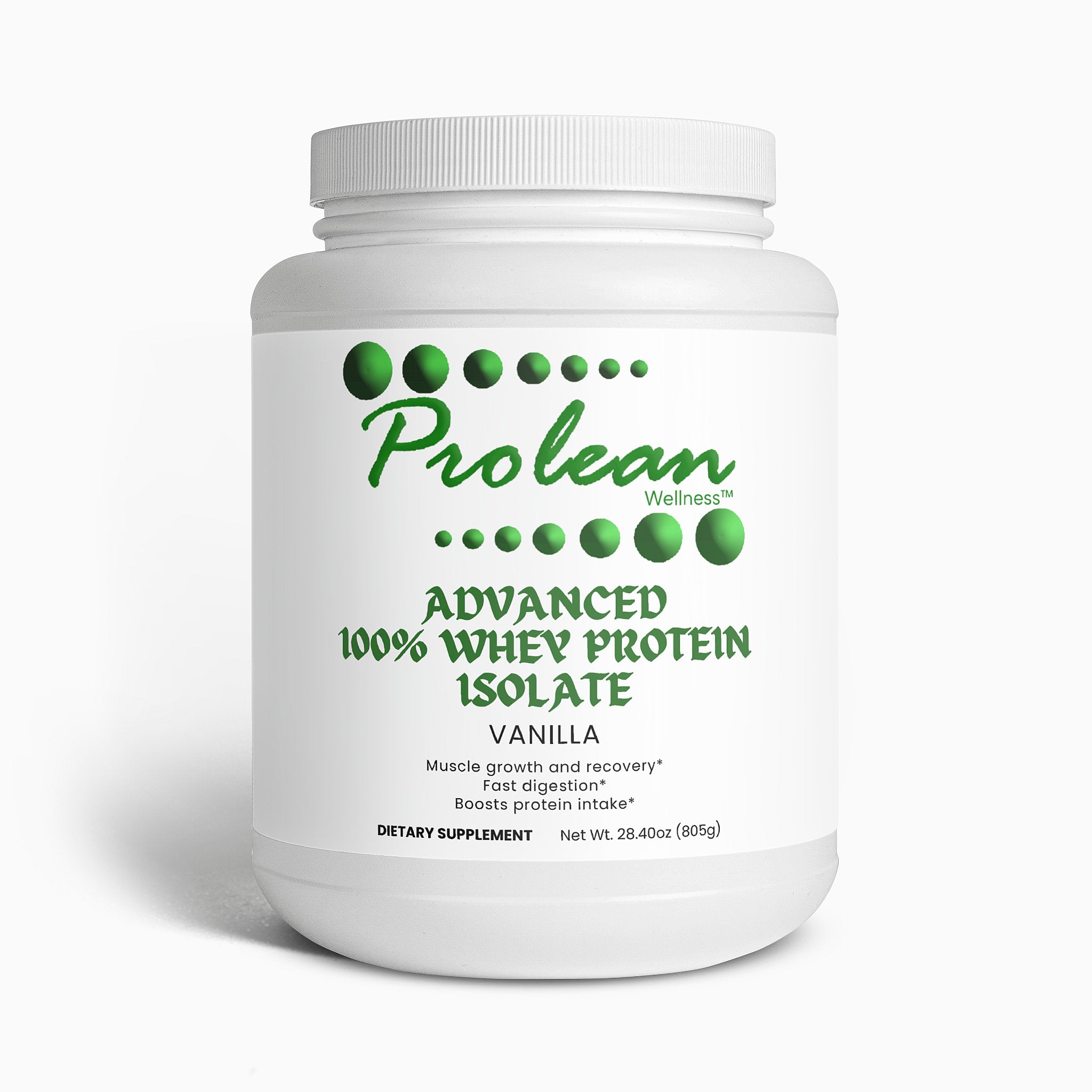 Prolean Advanced 100% Whey Protein Isolate (Vanilla)