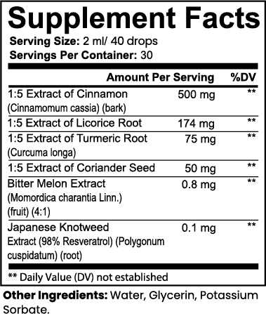 Glycemic Balance Drops